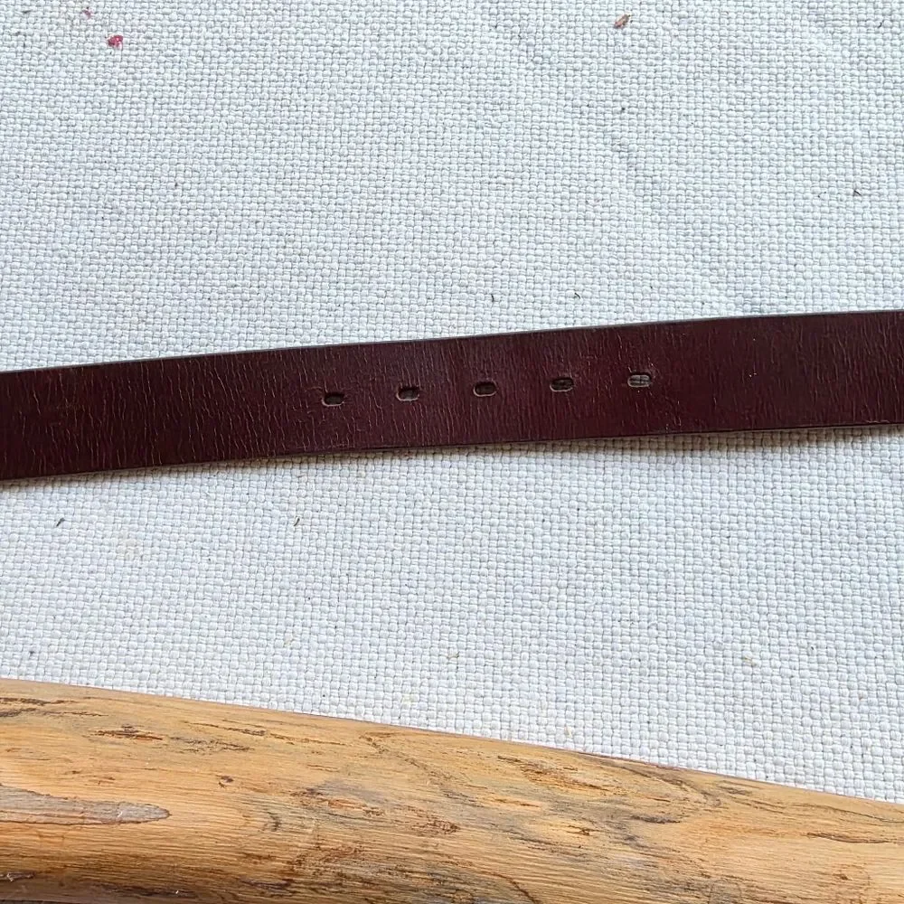 Allen Edmonds Brown Leather Belt